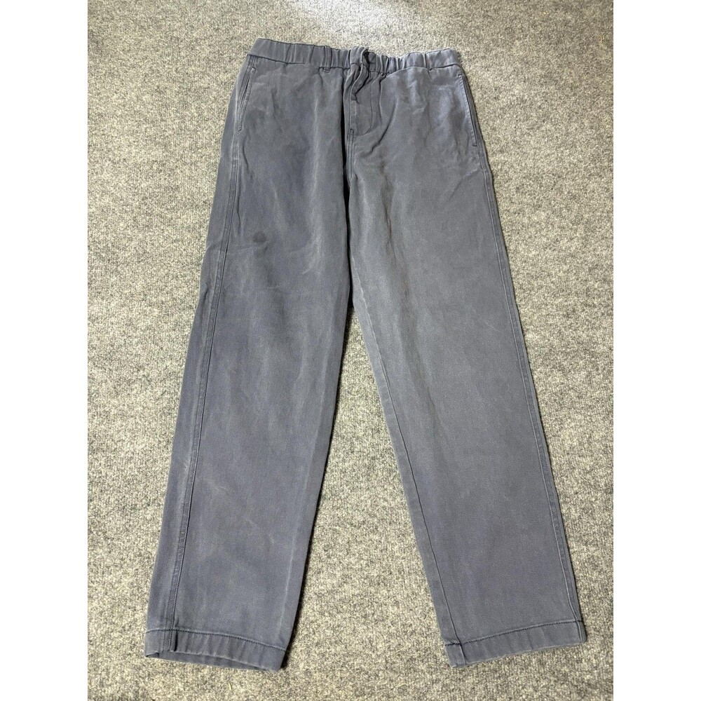 Octobre Editions Chino Pants Mens 32x29 Blue Regular Fit Drawstring Casual